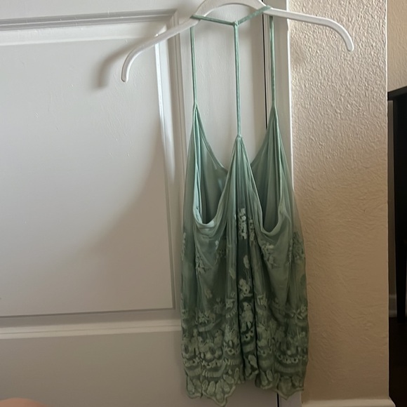 Forever21 Seafoam Green Top Size M - Picture 4 of 5